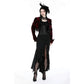 Dark In Love Izora Asymmetrical Goth Skirt﻿