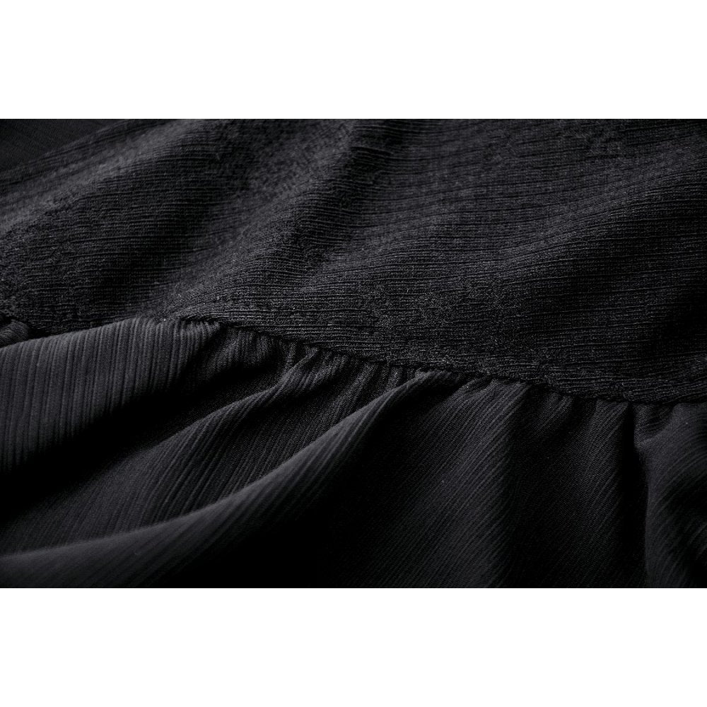 Dark In Love Izora Asymmetrical Goth Skirt﻿