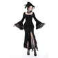 Dark In Love Izora Asymmetrical Goth Skirt﻿