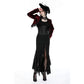 Dark In Love Izora Asymmetrical Goth Skirt﻿