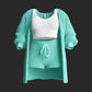 Women's Three-Piece or Four-Piece Casual Knit Set