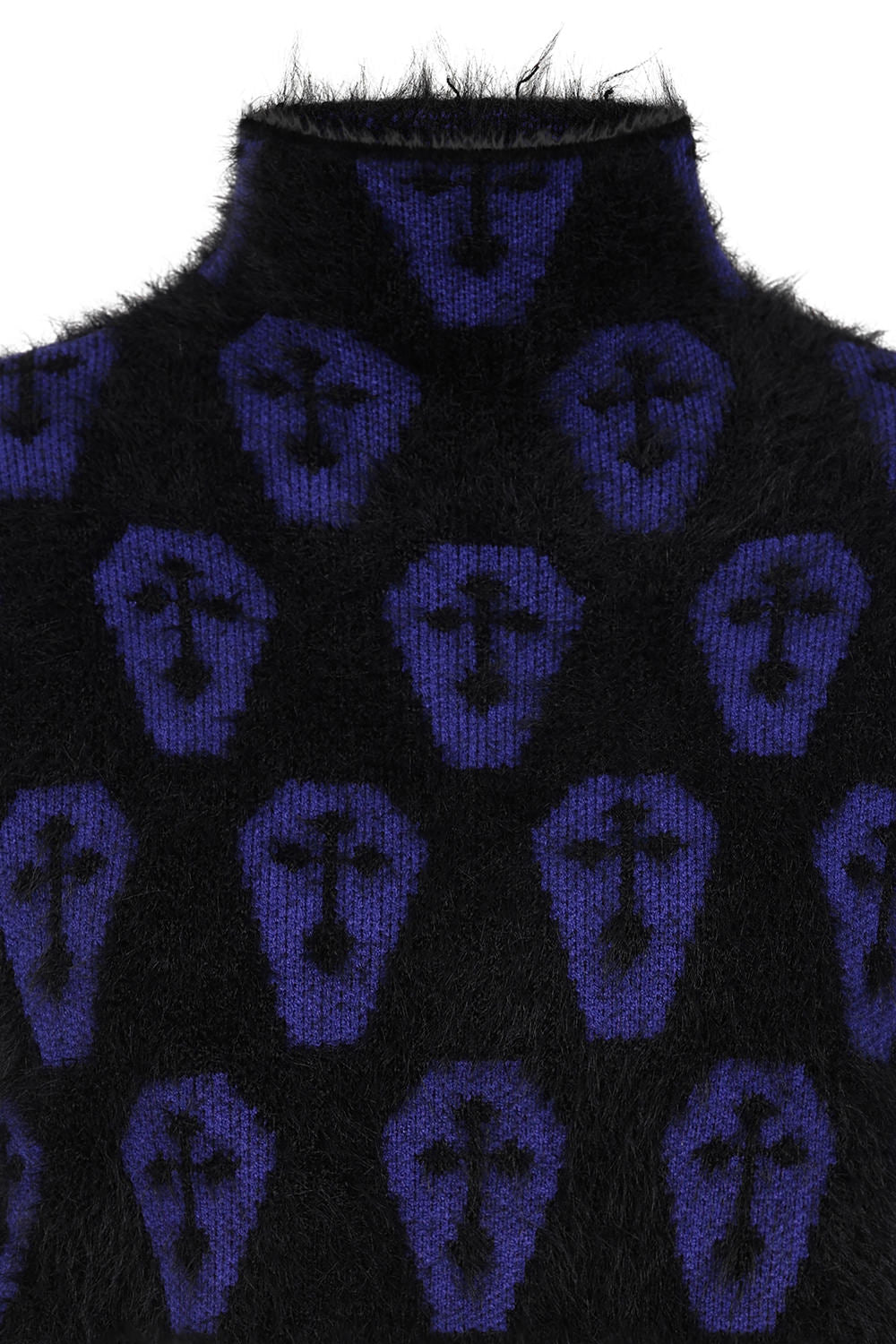 Banned Apparel Lyric Cropped Fluffy Knit Jumper
