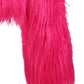 Banned Apparel Glacia Hot Pink Faux Fur Jacket