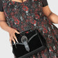 Killstar Lady Arachne Velvet and Leather Handbag