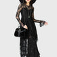 Killstar Lady Arachne Velvet and Leather Handbag