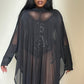Necessary Evil Anahita Sheer Gothic Black Mesh Layer Dress