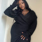 Necessary Evil Athena Long Hooded Cardigan, Plus Sizes