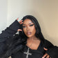 Necessary Evil Athena Long Hooded Cardigan, Plus Sizes