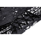Dark In Love Livvy Lace Coat, Women's Gothic Jacket with Pointed Collar and Ruffles