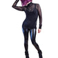 Necessary Evil Minerva Mesh Long-Sleeve Top