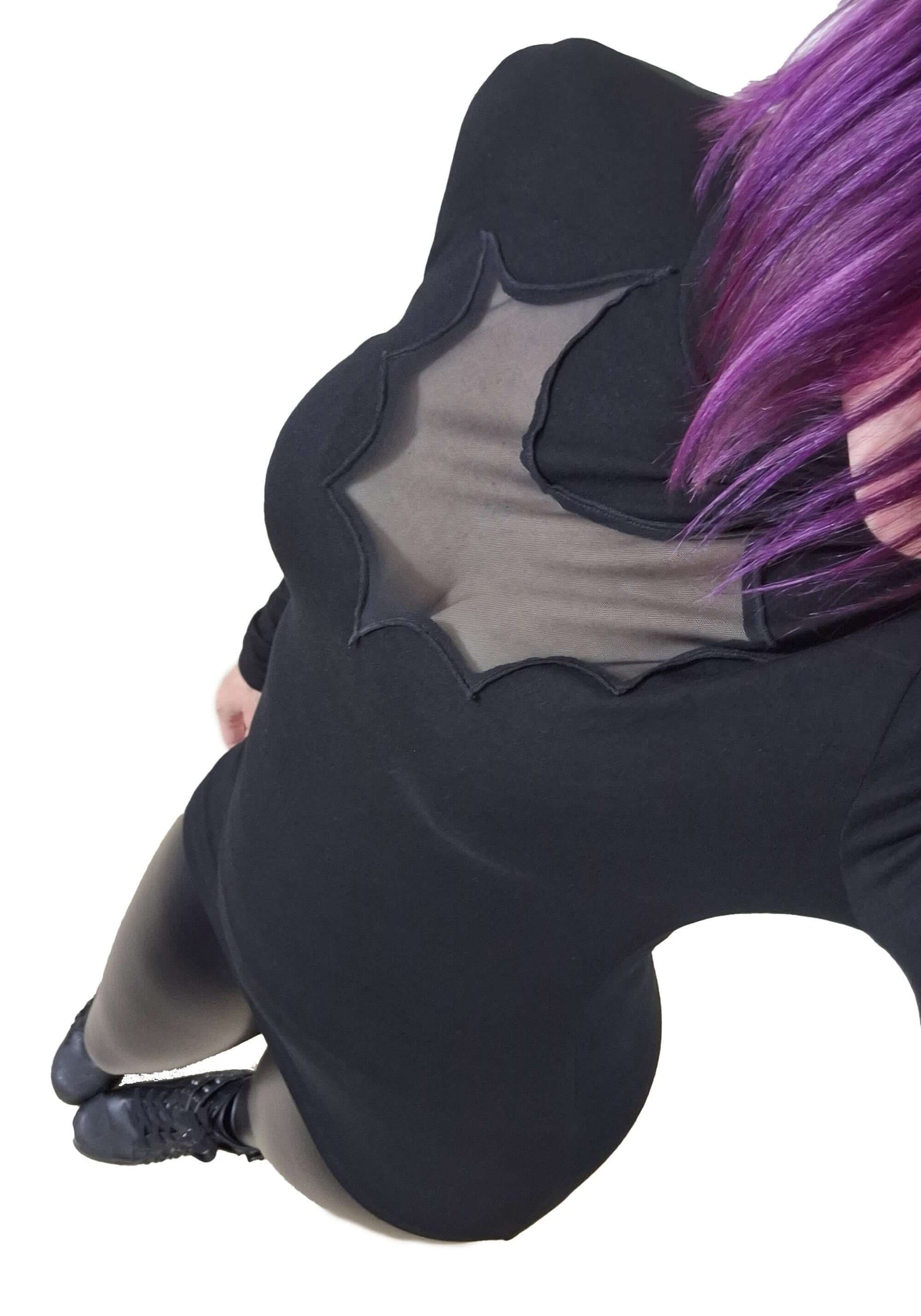 Necessary Evil Cybele Bat Panel Long-Sleeve Top