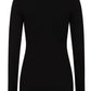 Necessary Evil Dione Long Sleeve Lace-Up Plunge Top