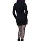 Necessary Evil Athena Vampire Skull Print Mini Dress