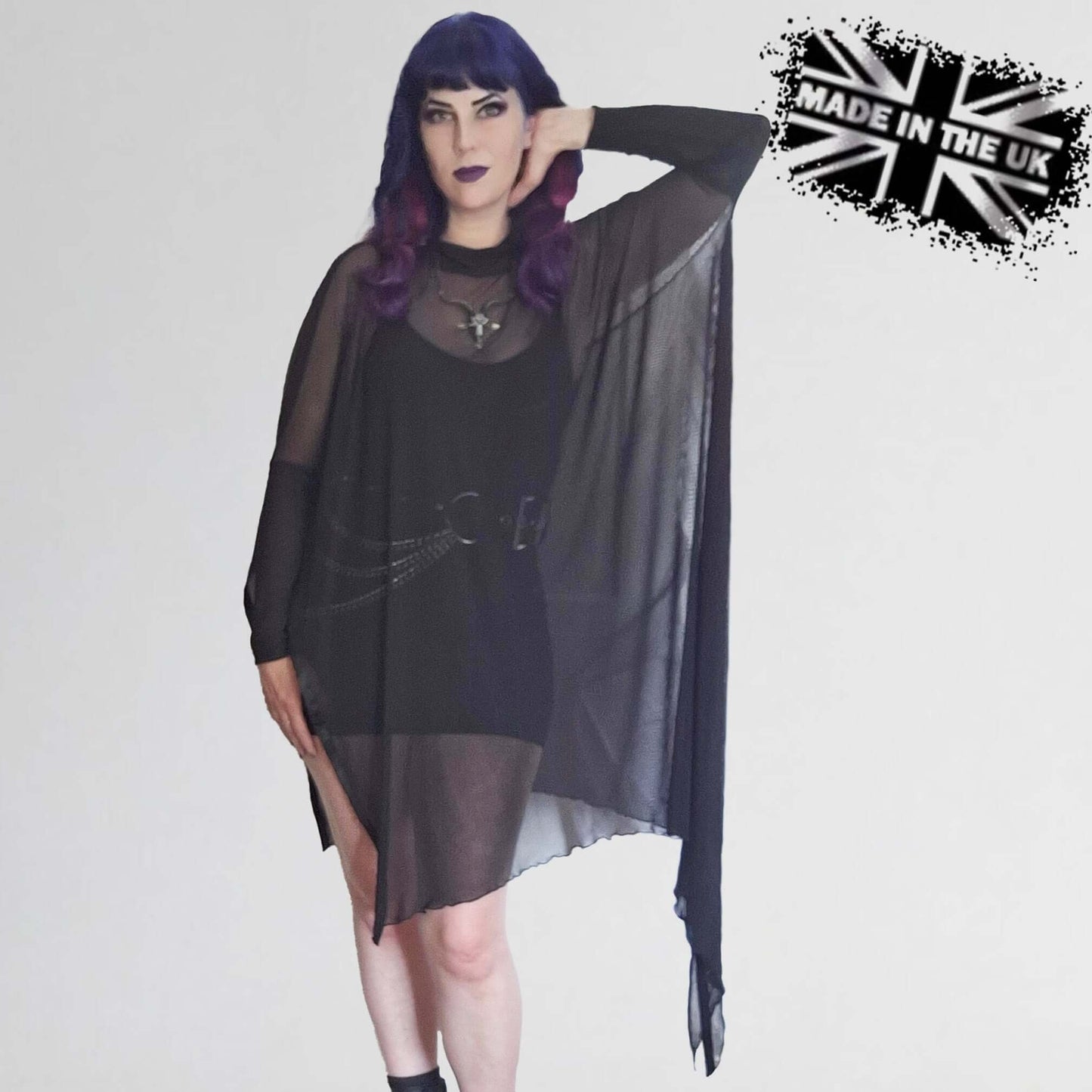 Necessary Evil Anahita Mesh-Layer Dress