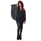 Necessary Evil Circe Gothic Sheer Black Mesh Top, Flowing Layering Style