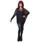 Necessary Evil Circe Gothic Sheer Black Mesh Top, Flowing Layering Style