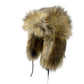 Women's Avant Garde Big Faux Fur Winter Hat and Earflaps