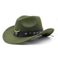 Women's Retro Cowboy-Standard Western Hat Rolled Brim