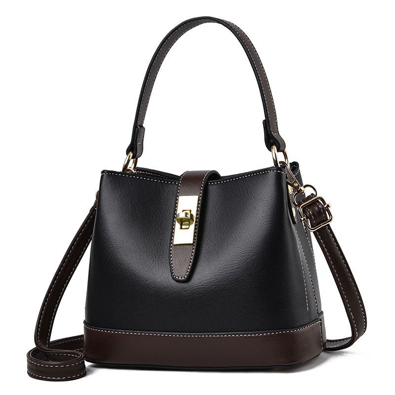 Vireous Contrast Colour Shoulder Messenger Bag