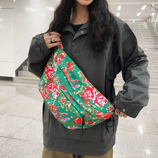 Vibrant Print Artistic Style Chest Holdall Bag