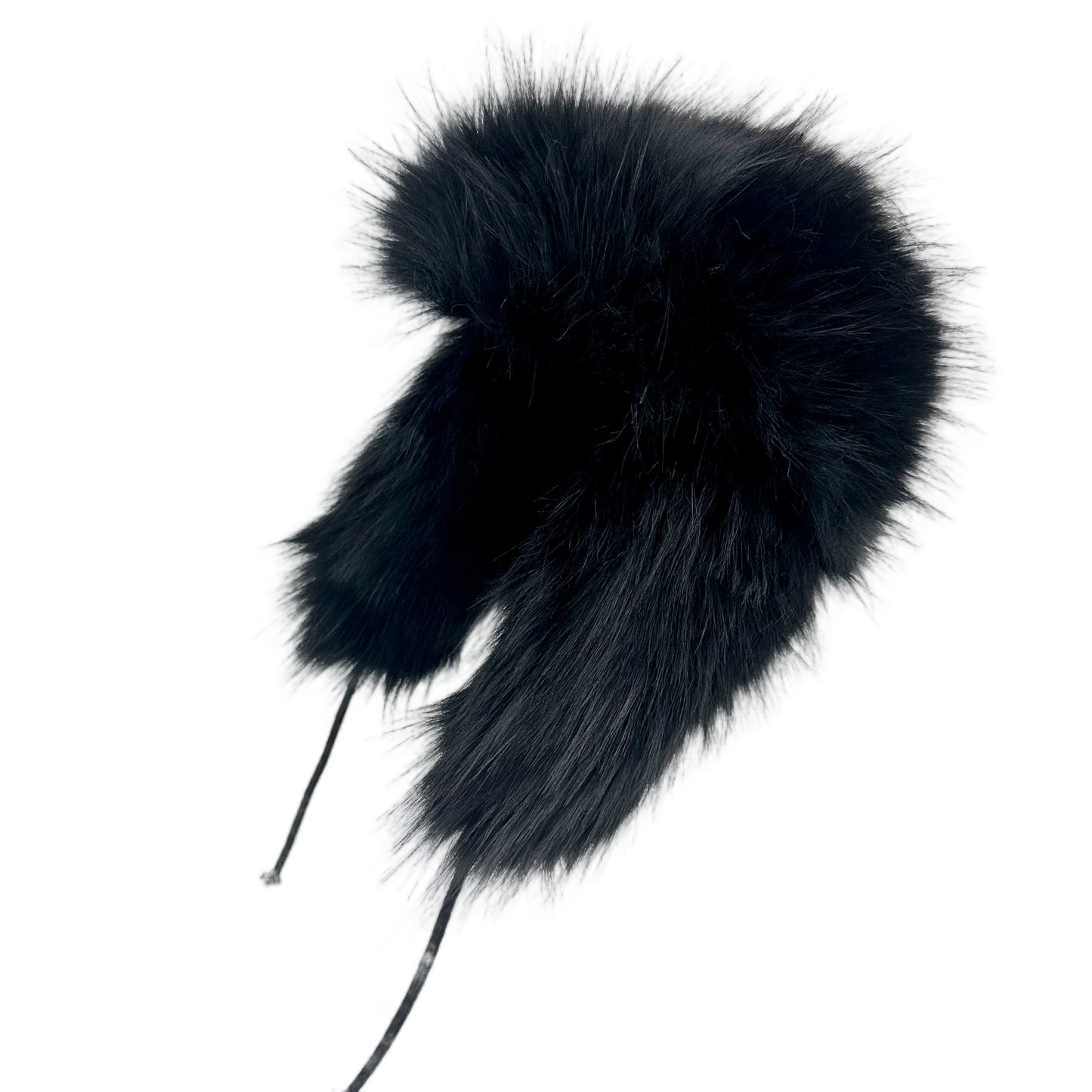 Women's Avant Garde Big Faux Fur Winter Hat and Earflaps