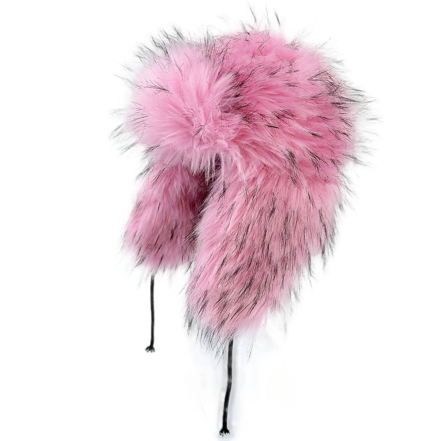 Women's Avant Garde Big Faux Fur Winter Hat and Earflaps