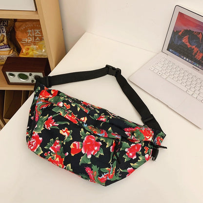 Vibrant Print Artistic Style Chest Holdall Bag