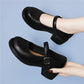 Women's British-Style Loafers, Retro Mary Jane Uniform Shoes