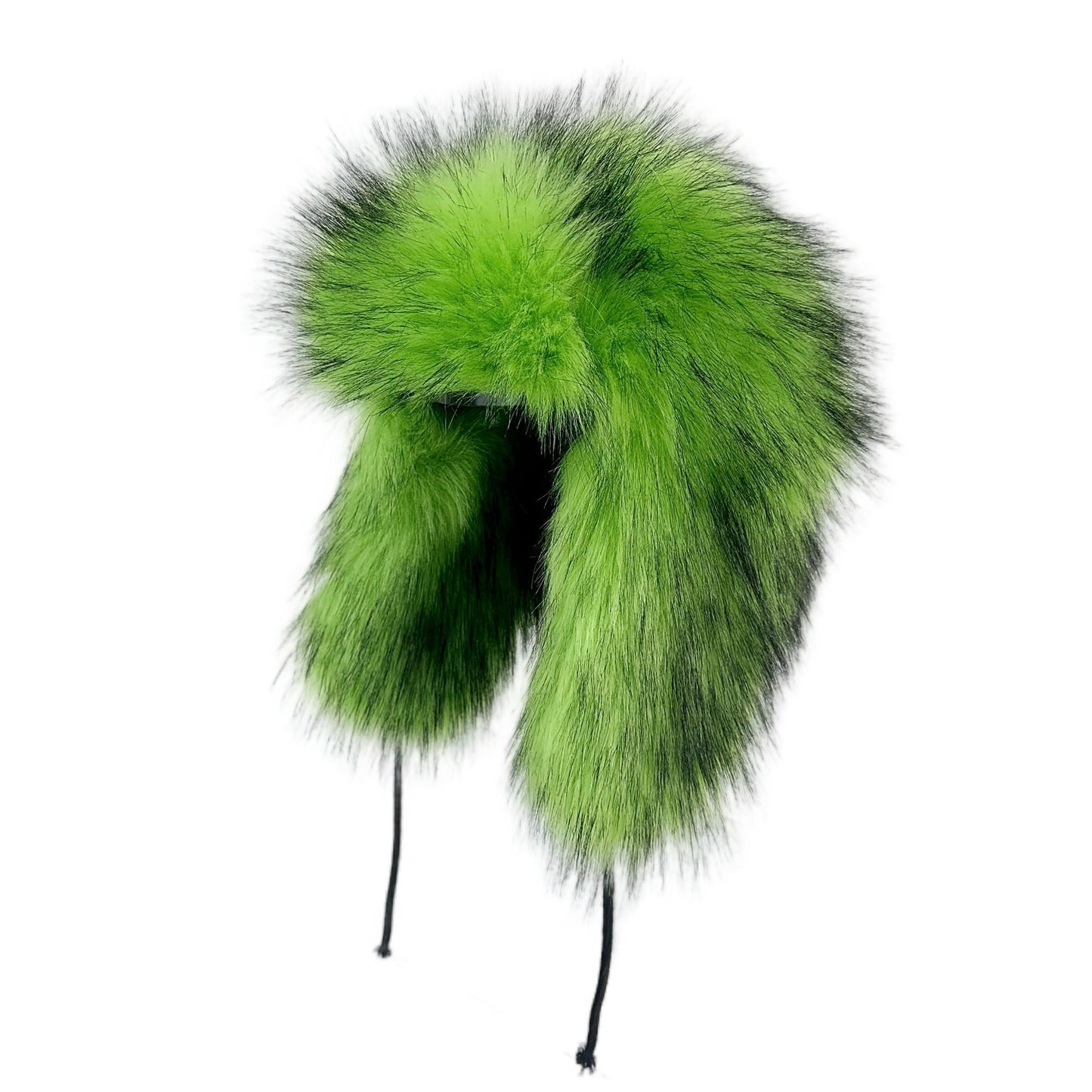 Women's Avant Garde Big Faux Fur Winter Hat and Earflaps