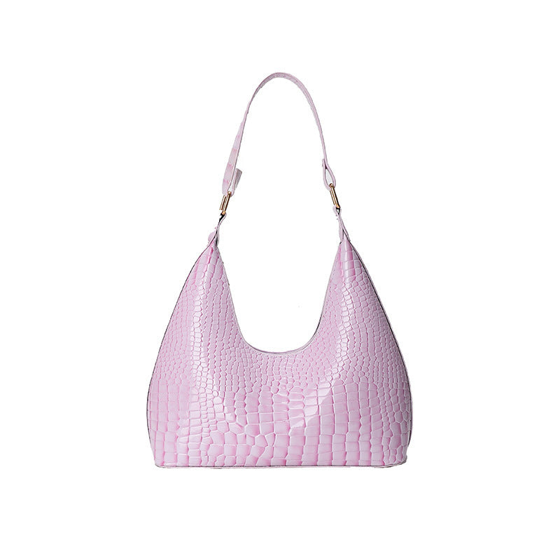 Fashion Crocodile Leather Women's Shoulder Bag