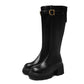 Women's Thick-Soled Short Boots, Knight Boots with Chunky Heels