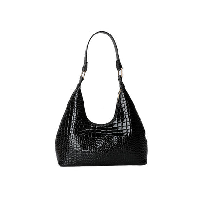 Fashion Crocodile Leather Women's Shoulder Bag