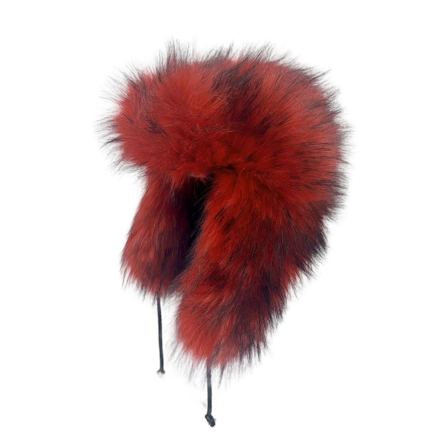 Women's Avant Garde Big Faux Fur Winter Hat and Earflaps