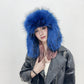 Women's Avant Garde Big Faux Fur Winter Hat and Earflaps