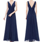 Bridesmaid Plus-Size High Waist Classic Evening Dress
