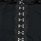 Punk Rave Clarabelle Wenchy Halter Neck Distressed-Look Top