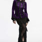 Punk Rave Fawn Gradient Printed Shirt in Violet