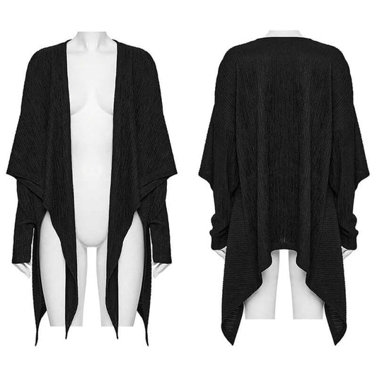 Punk Rave Mavy Punk Minimalist Jacket, Knitted Cardigan