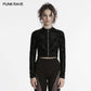 Punk Rave Enya Printed Cropped Jacket