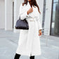 Vireous Wide Lapel Women's Fashion Trench Coat