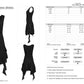 Punk Rave Calista Elegant Sleeveless Dress in Black