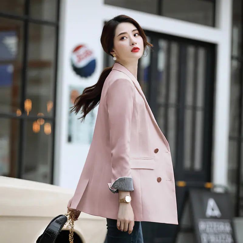 Vireous Women's Suit Jacket, Semi-Formal Style Fashion Blazer