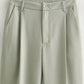 TRAFZA© Women's Pants Suit, Fashion Streetwear Wide-Leg Pants