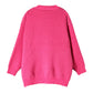 Pinky Promise, Psychedelic Print Women's Knitted Sweater