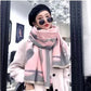 Extra-Large Cashmere Scarf, Equestrian-Print Blanket Wrap, Pashmina