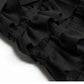 Vireous Black Suit-Collar Tiered Maxi Dress, Winter Catwalk Collection