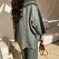Simple Cotton Linen Women's Summer Pants Suit, Multi Colours
