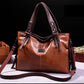 Fashion Versatile Tote Bag Two-Tone Large Capacity Handbag