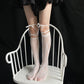 Streetwear Split Toe Socks, Strappy Lace Fishnet Stockings, Multi Designs
