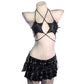 Gothic Crop Top with Spikes, Punk Rave Festival Bra, Multi Designs